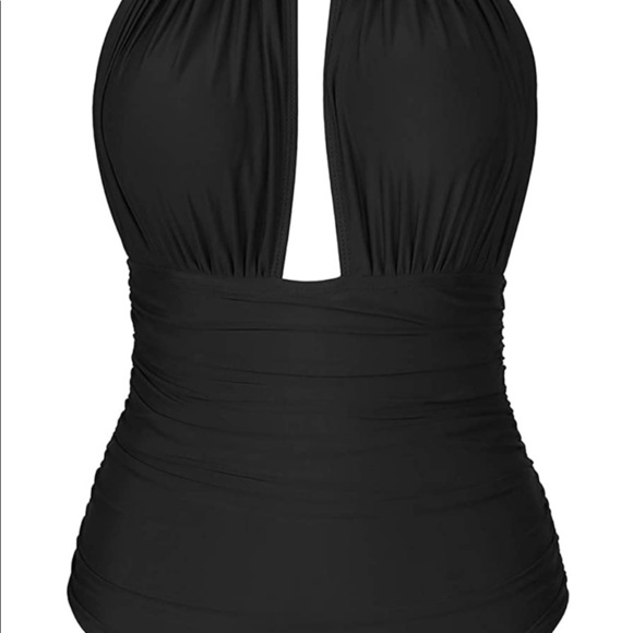 NWT-CUPSHE One Piece Halter Tummy Control Multiway Swimwear Bathing Suits S - Picture 6 of 7